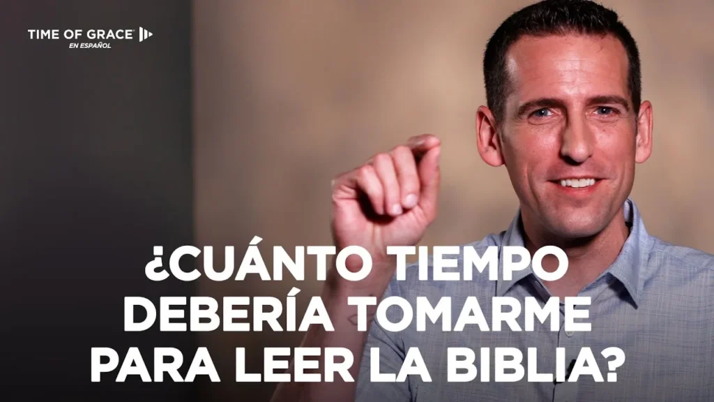 ¿Cuánto tiempo debería tomarme para leer la Biblia?